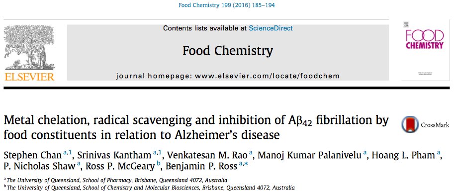 UQPharmacy's tweet photo. Congratulations Dr Stephen Chan! Awarded a PhD in Medicinal Chemistry for your research into polyphenolic food constituents and synthetic analogues as prospective new drugs for #Alzheimers disease. Read about some of Dr Chan's research here: https://t.co/MbA3CybjUK https://t.co/5engAUrHFI