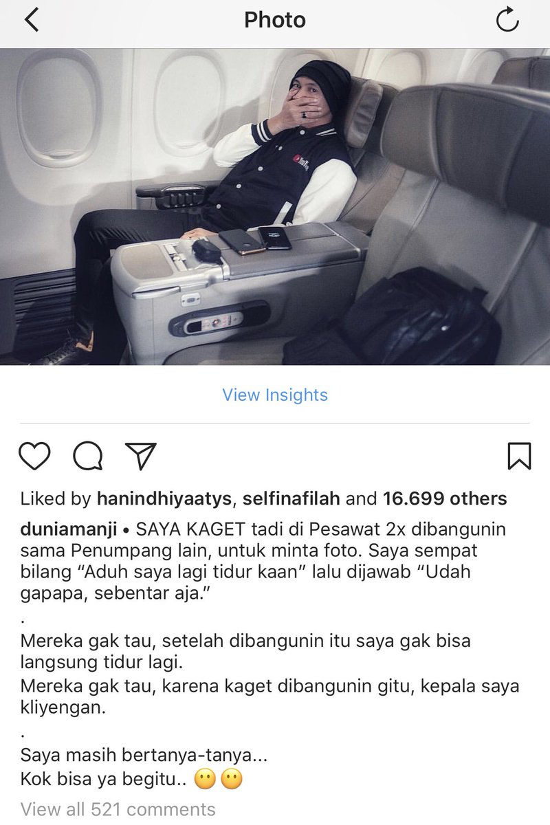 duniamanji's tweet photo. Saya posting begini di Instagram.
Banyak yang komen itu adalah RESIKO ARTIS.

Artis butuh masyarakat. Jadi jangan sombong.

Saya bingung di mana letak sombongnya... 😶😶 https://t.co/Cx1vTDNqW9