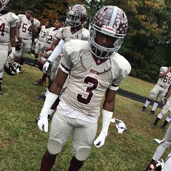 I64Bowl's tweet photo. Welcome to the I64-Bowl! Quentin Greene, 5'7" 160lbs, WR/CB, With 4.4 40 speed, IC Norcom's primary weapon is ready to fire at the I64-Bowl!! Team757 just got the need and the answer for speed!! Let's Go! #Team757 https://t.co/Aq852o6f2z