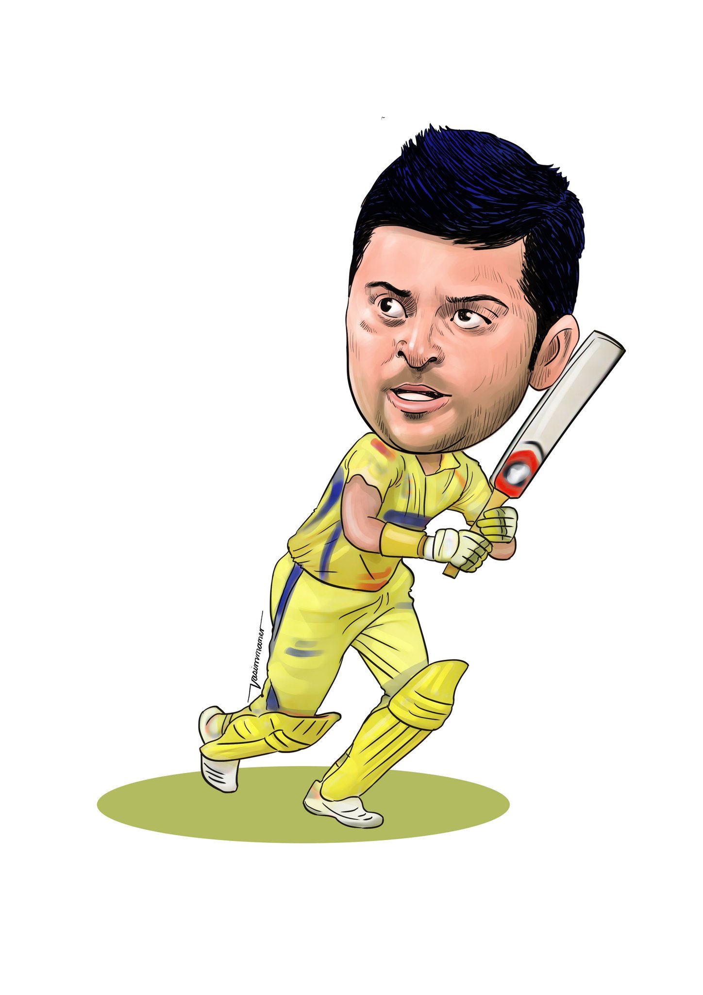   Happy birthday Suresh raina come soon    