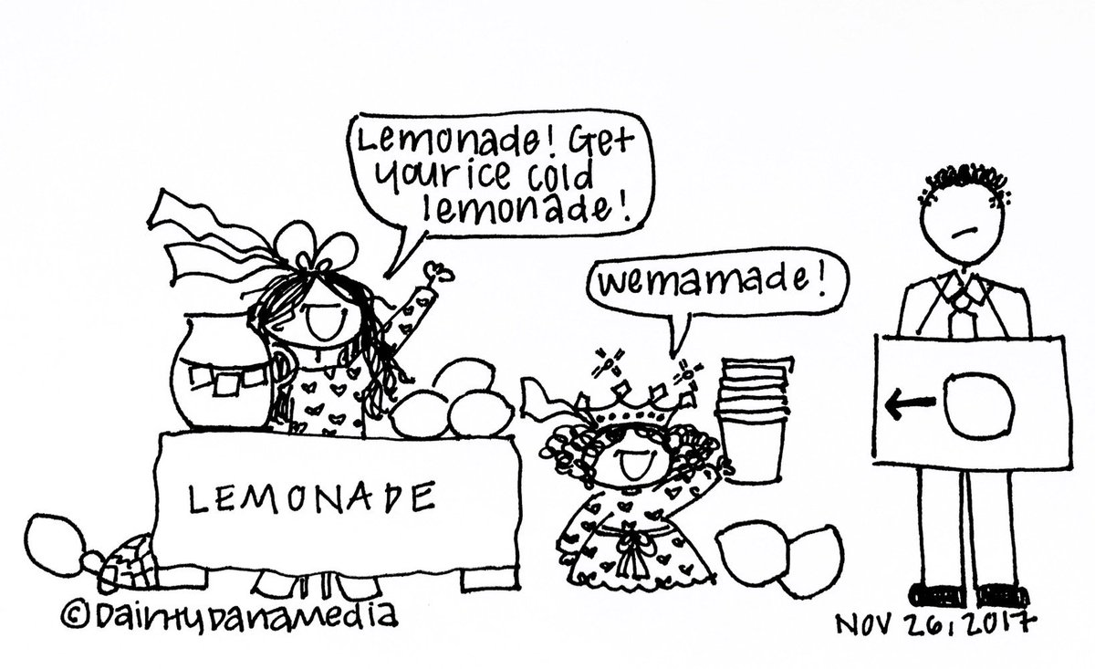 danayter's tweet photo. I #doodle when I'm bored. π #lemonade, get your #iccold #lemonade! π
#lemonadestand #wemamade #lemons #doodle #art #artist #cartoon #cartonnist #illustration #illustrator #comic https://t.co/1ZKYeliSBh