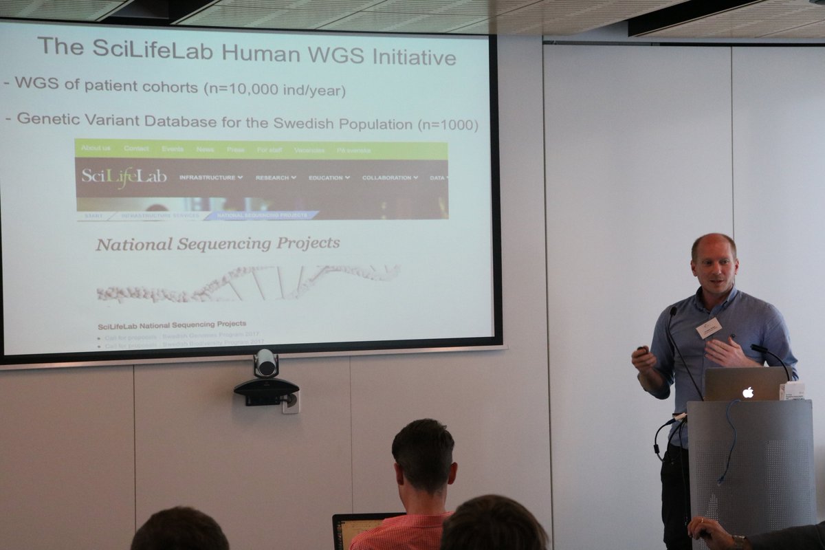 kinghorngenomes's tweet photo. Amongst a very positive day of talking through collaborative #genomics research and application, Dr Adam Ameur's work identifying novel sequences in SweGen and creating a new #genomic reference provokes thoughts and questions about the incomplete data we currently have #SGCSS17 https://t.co/drvR21qTGV