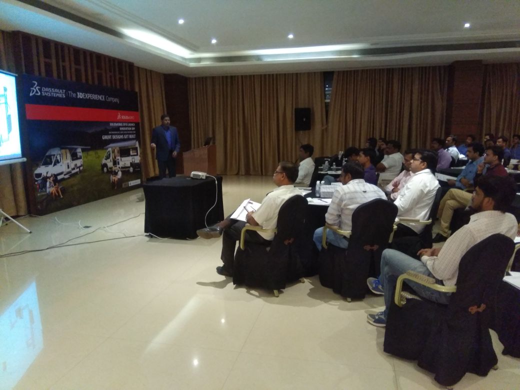 SIMTEKINDIA's tweet image. At solidworks 2018 launch event #kolhapur #swlaunch18 @SOLIDWORKSIndia @SIMTECHNO