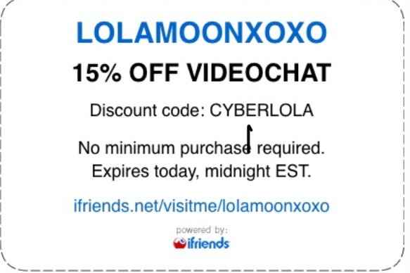 LolaMoonXo's tweet photo. Cyber Lola on #cyberMonday! Sure Y not! I thought I could do a lil something 2! Coupon w/my #promocode. Type in the code an voala Lola! #cybermodel #cybergirl #cammodel #milfmafia #milfmonday #ladiesonline #fuckfaction https://t.co/kAZ5Fxuoi0
@iFriendsLive @BoleynModels https://t.co/S18lVq9UsY