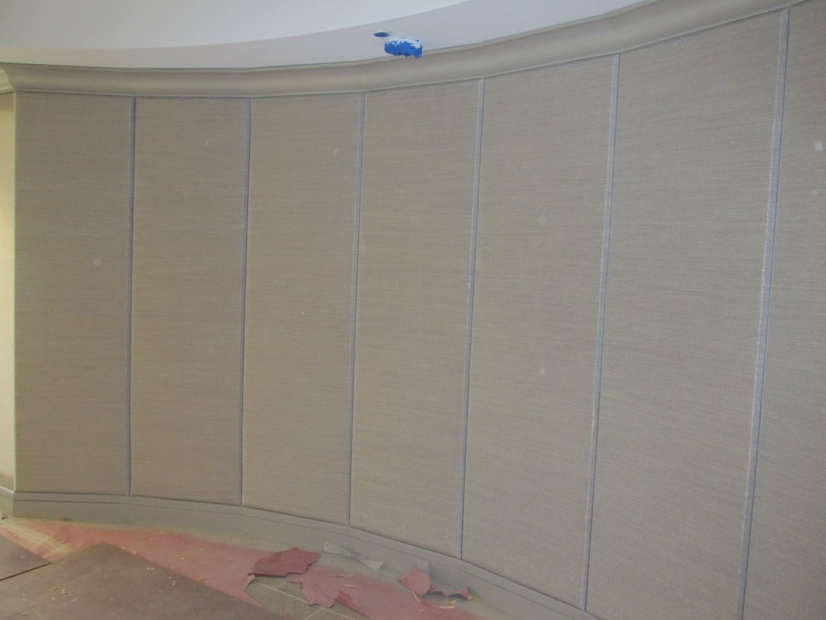 Acoustic_Panel's tweet image. Acoustic Finishes, leading in the industry in Acoustic Fabric Panels at the Swiss Hotel, Chicago. #acousticfinishes #acousticpanels