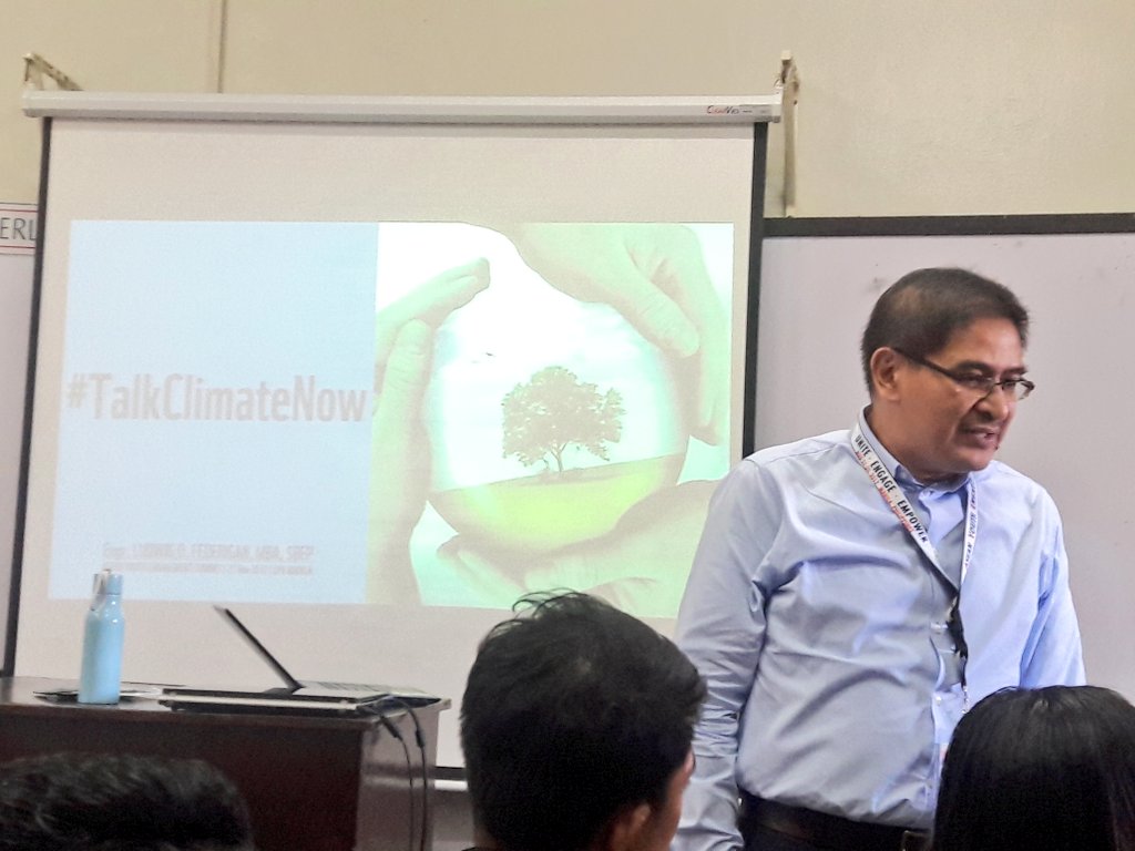 accnamoca's tweet photo. Second Topic: #TalkClimateNow by Engr. Ludwig Federigan
#AYES2017 #EnvironmentAndSustainability https://t.co/9WxpFVBKdm