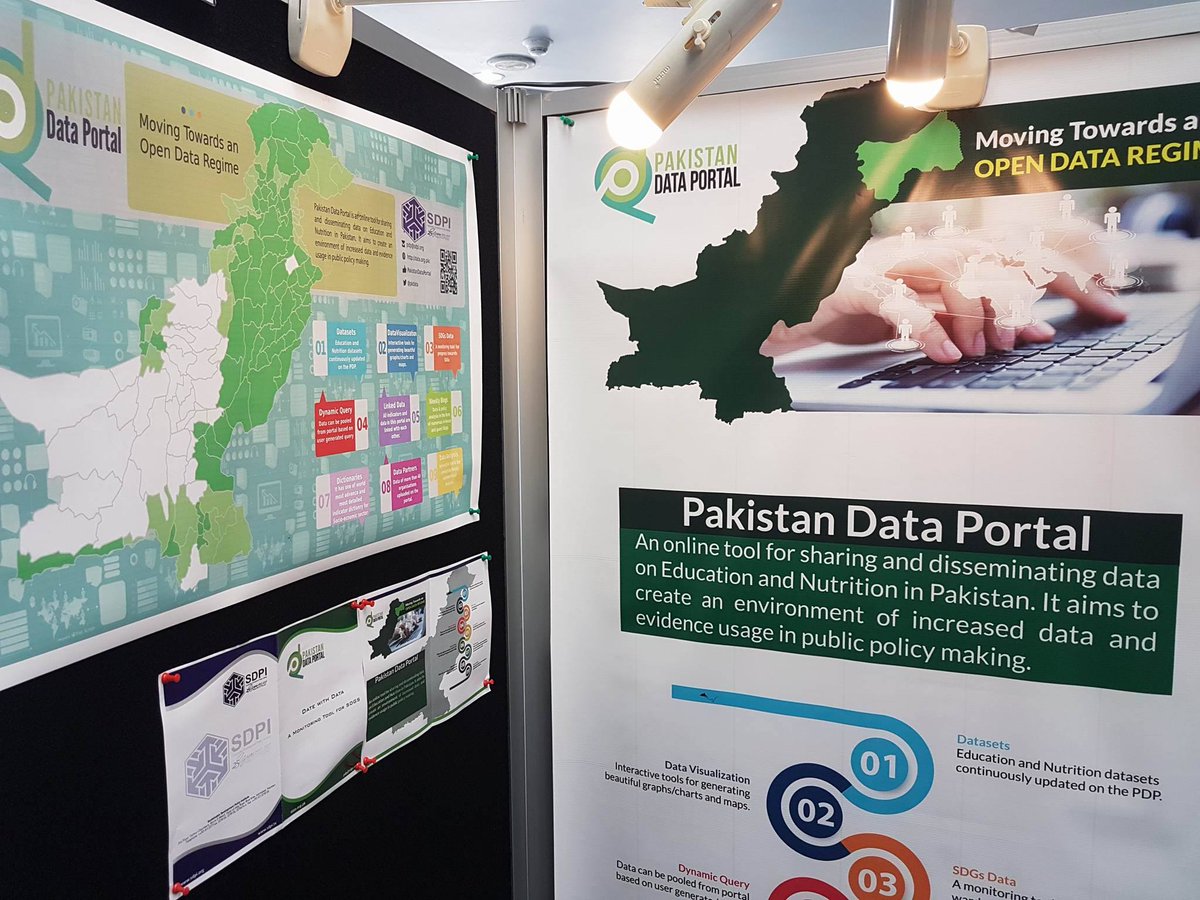 SDPIPakistan's tweet photo. @pkdata booth set up at the @UNESCAP #SDGsWeek2017 by @SDPIPakistan team to continue its drive towards #opendata #linkeddata and #reliabledata for successful monitoring of SDGs. Those in and around UNCC, Bangkok are welcome to visit for exploring @pkdata. https://t.co/DzAQJBCLbs