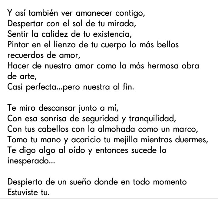 AlexMoraLopez28's tweet photo. @anettemicheltv si de poesía hablamos...jamás terminaría de hablar de ti. ❤ Algo que escribí que espero te guste. https://t.co/DPL8Lh1vEq