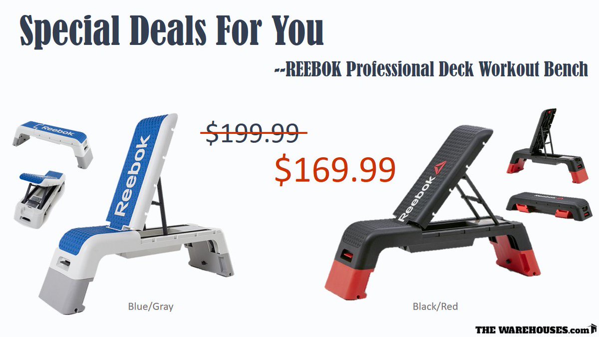 reebok professional deck workout bench canada