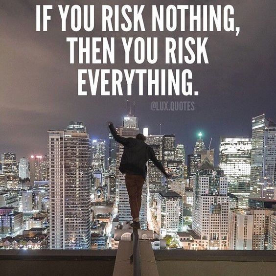 If you risk nothing, then you risk everything - Geena Davis #quote #spdc #success #motivation #risk #daring