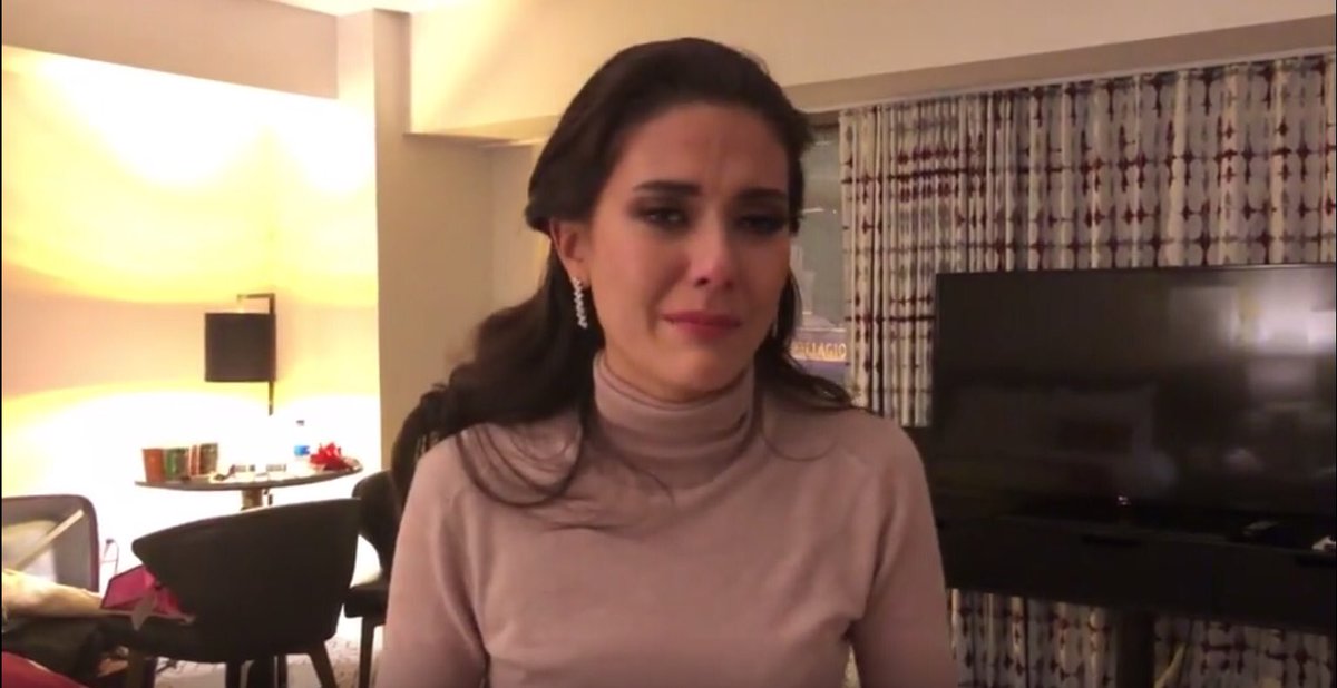 natch_nm's tweet photo. Baby don’t cry 😭 You did best. I love you ♥️ #MissUniverse #Thailand #Maria https://t.co/cY81wQdcyq