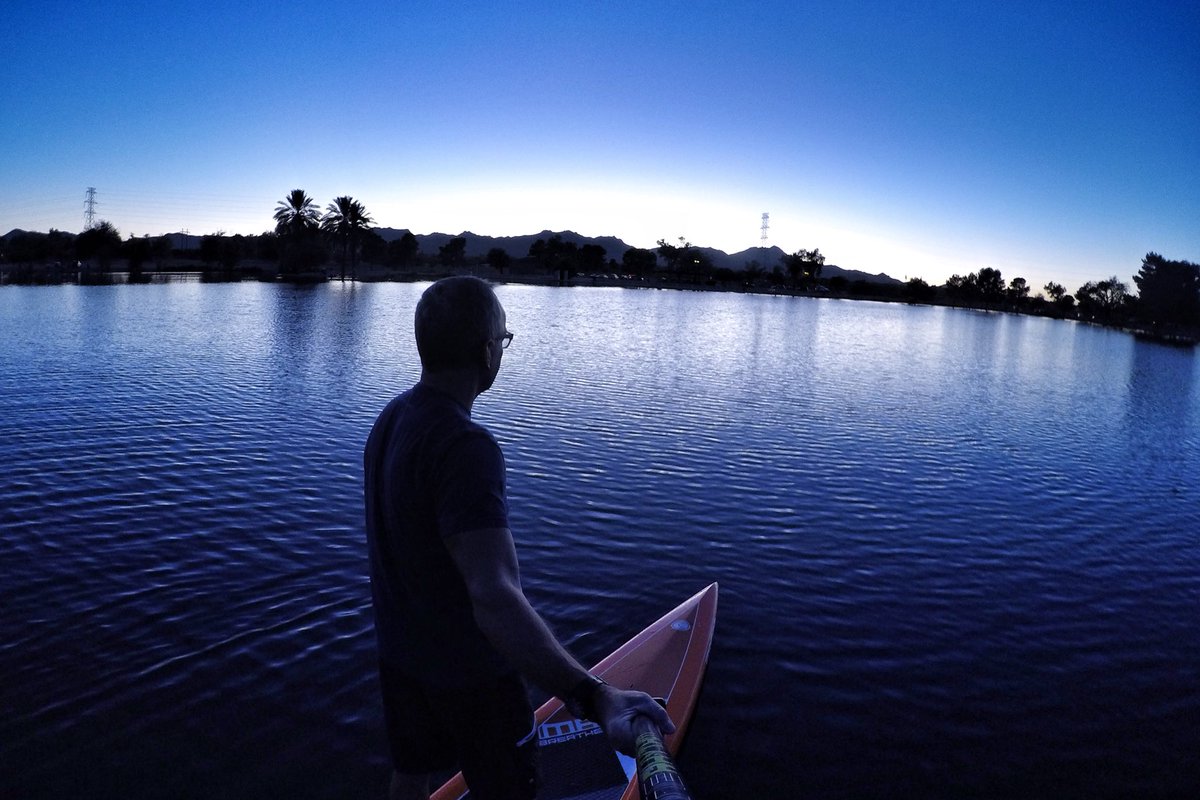BajaArizonaSUP's tweet photo. Blue Zone...Daylight is overrated. Let’s paddle at night, when the water and sky run together  like a river and you float between them. https://t.co/tZ4X5LtQvB