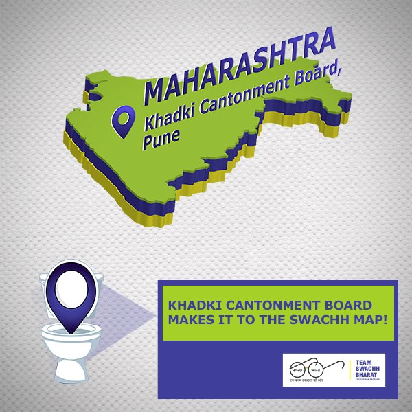The Khadki Cantonment Board finally wins in the race against open defecation. #ToiletsForProgress