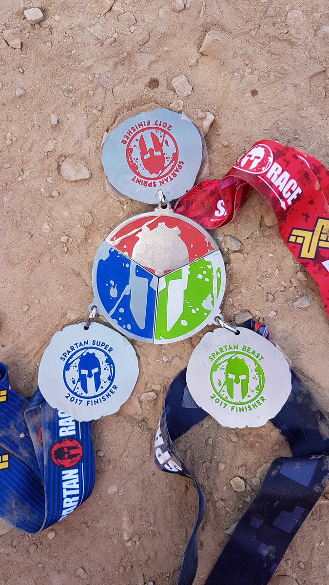 clive_gibson's tweet photo. #spartan #trifector completed. #JESSTeachers don't just talk about #growthmindset we live it. https://t.co/oOEGwQllce