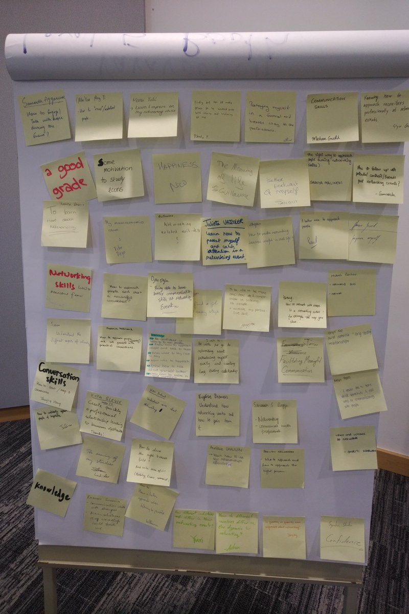 ESSEC_AP's tweet photo. #NetworkingLikeaPro Starter Kit: Soft skills, networking etiquette, crafting elevator pitches and conversations icebreakers. #ESSECGlobalBBA Year 2 Singapore Track students are better prepared to demolish networking jitters. https://t.co/OUtYYidFiA
