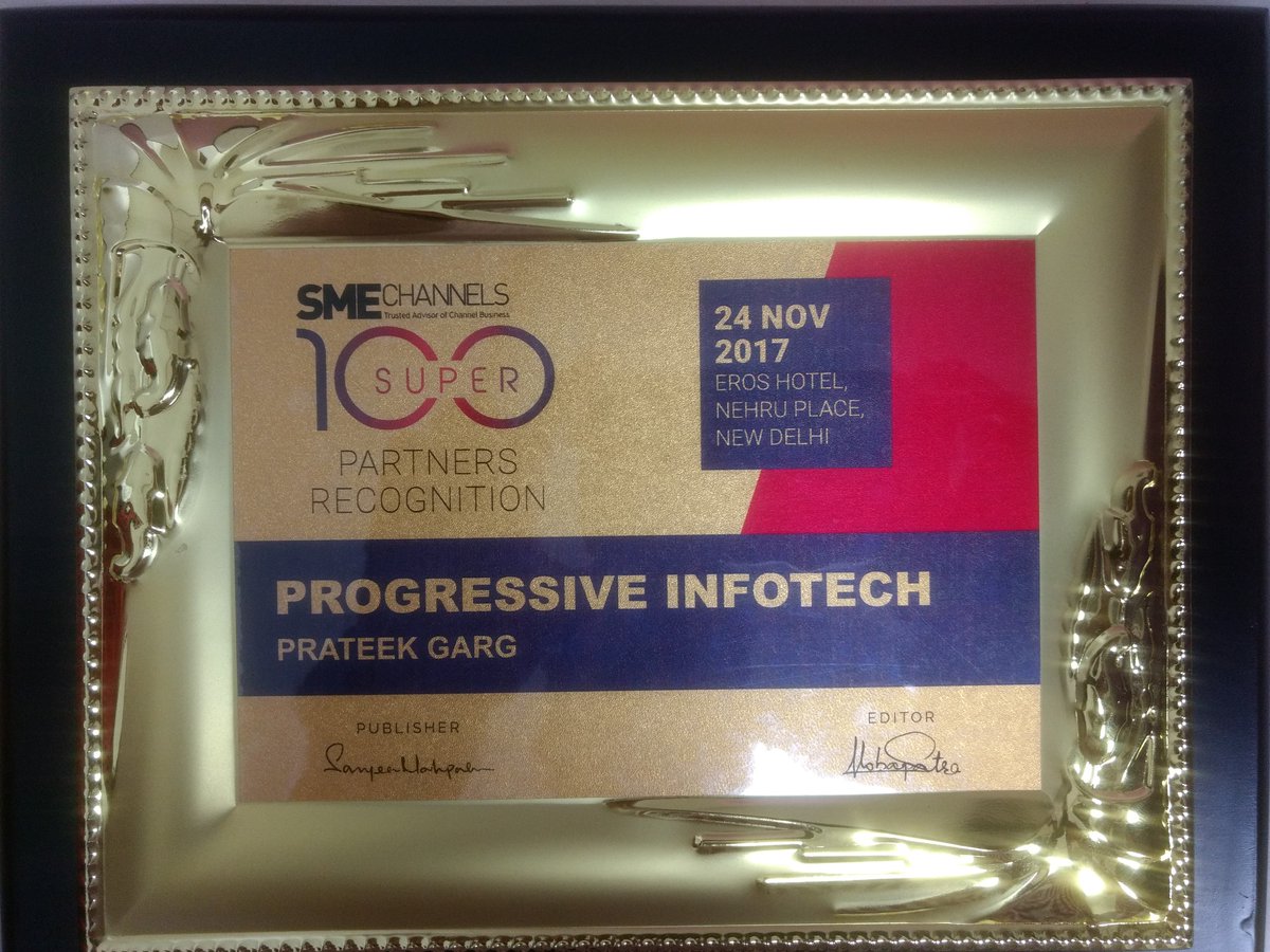 progressivedigi's tweet photo. @smechannels #TechSummit &amp; Awards 2017 | Super 100 Partners Recognition - #ProgressiveInfotech @prateekgarg64
@smechannelevent https://t.co/4f5xFp4ZgJ