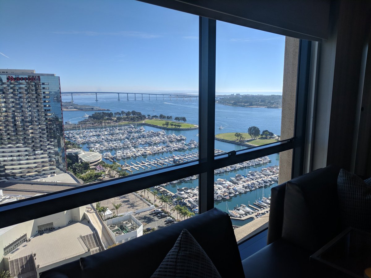 jhjones's tweet photo. At @ACBLbridge Tournament. The #BridgeMix in our room with a view @HyattTweets @SanDiego #ManchesterGrandHyatt https://t.co/zMqfu2YQmQ