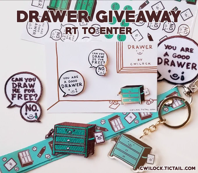 ⭐️DRAWER GIVEAWAY⭐️
RT to enter! Follows are not required but appreciated! Anyone can join in!
Ends on 11/30, 11:59 MT time. Will announce the winner on 12/1.

Good luck everyone! #goodDRAWER 