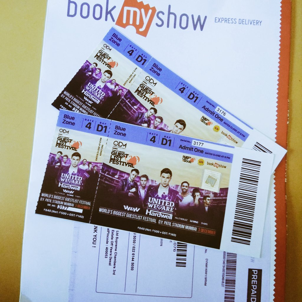 PurveshMakode24's tweet photo. See what courier brought me in..... #WBGLFโค๏ธ #27nov2k17 @HARDWELL @Abhi_Koreti ๐ค๐ https://t.co/Y1Rr5b3Z7K