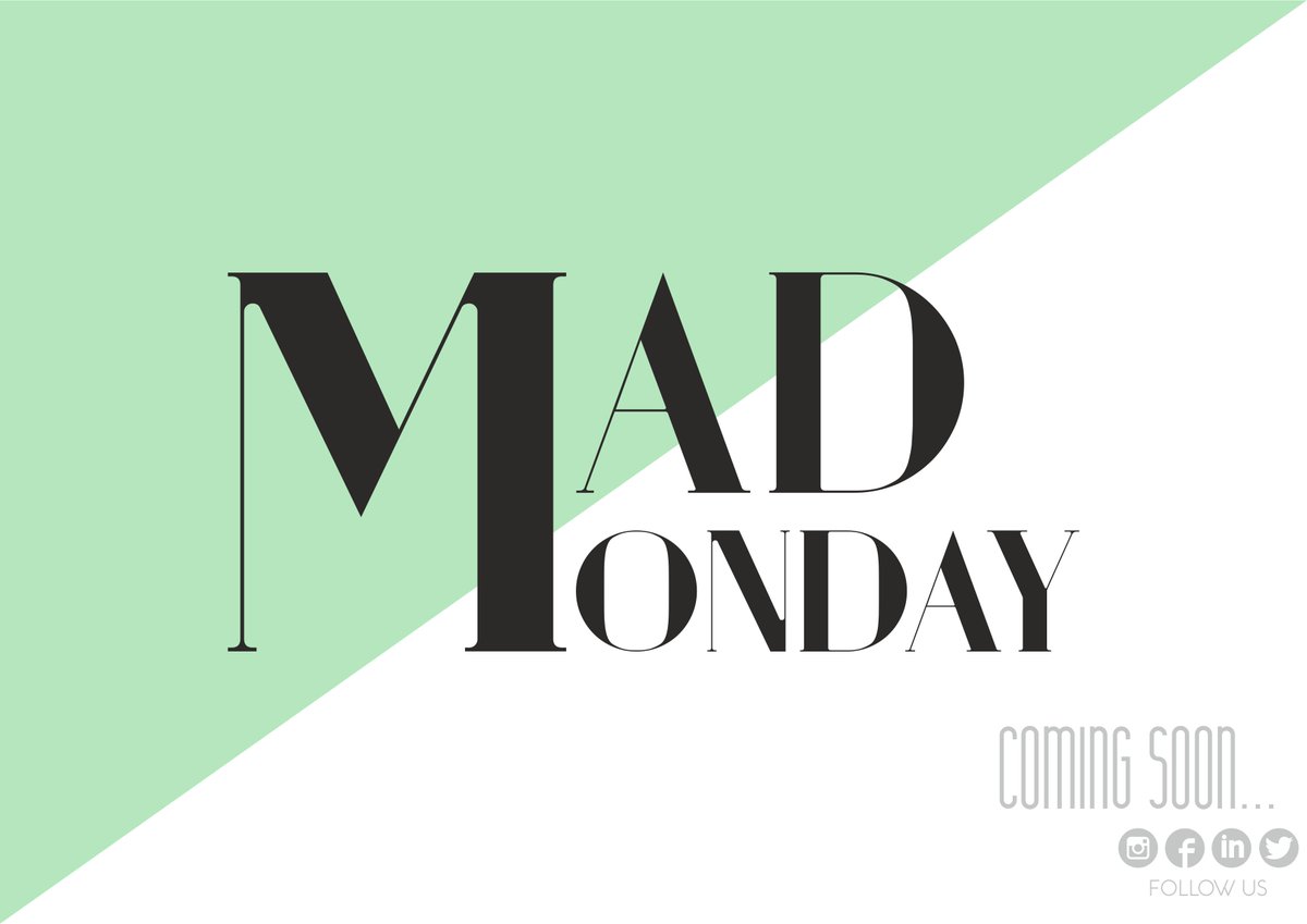 ad_webstar's tweet photo. Everyone have there own prospective about Week days...For AD Webstar we experience Mad Monday.
#MadMonday #Firstweekday #Creative #Design #DesignLove #LoveWhatWeDo #Fun #GraphicDesign #WebDesign #ADWEBSTAR #WebDevelopment #Branding https://t.co/2cLTIZQc1S