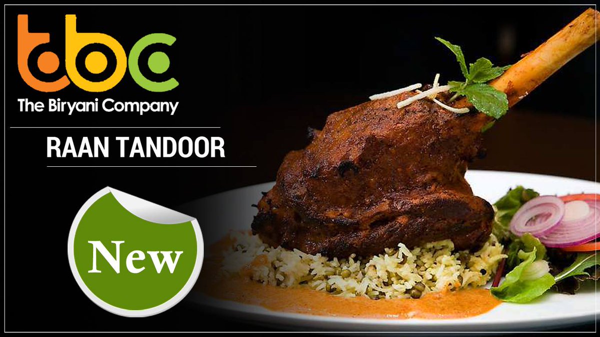 dbiryanicompany's tweet photo. If you thought Tandoori was exotic, wait for our Monthly special Raan Tandoor. Order your plate of exquisite delicacy and fall in love with Tandoori all over again #food #foodie #loveforfood #foodlovers #thebiryanicompany https://t.co/iecutuM5fQ