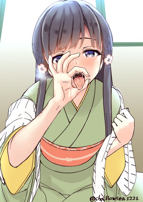 冬コミ紗枝はん表紙悩み中₍₍(ง˘ω˘)ว⁾⁾ #小早川紗枝 