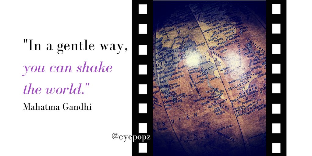 EyePopz's tweet photo. "You can shake the world."  ❤ 😊 #BeYou #KindnessMatters #SuccessTRAIN #ThinkBIGSundayWithMarsha https://t.co/P9VHTyx9UI