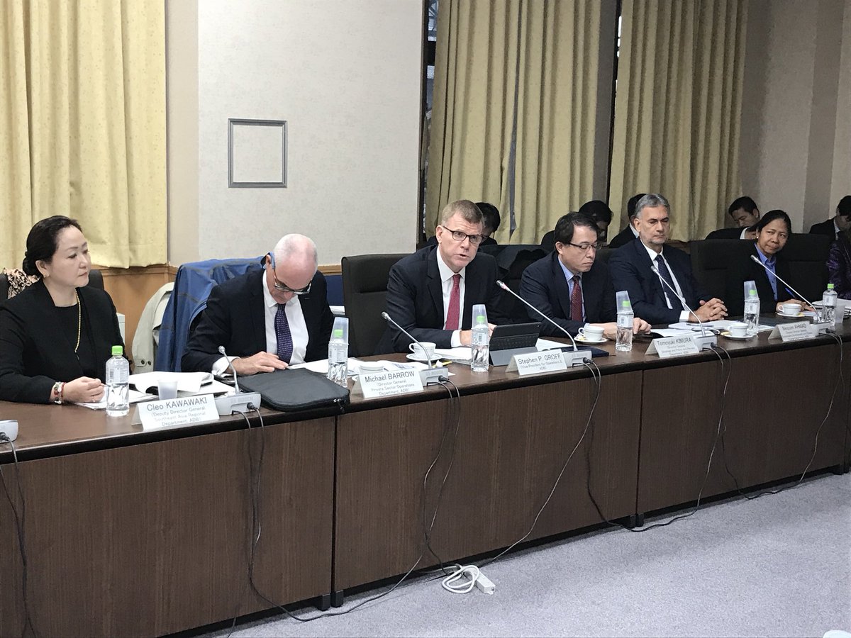 spgroff's tweet photo. Extremely productive meetings here in #Tokyo. Longstanding @ADB_HQ-🇯🇵 partnerships through @MOF_Japan, @JICA_direct, @MOFAJapan_jp, @METI_JPN &amp; #JBIC. Over the last 50 years, #Japan has made $13.5B in contributions to our concessional window and $13.9B in official cofinancing. https://t.co/MNHiYRhFiN