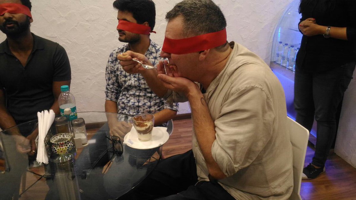 tuteconsult's tweet photo. Thank you Team @be_hiver for visiting and having a super fun blindfold tasting food crawl session at Cafe Athenia 
Nothing can go wrong when it comes to food! https://t.co/YeDoA9YMDQ