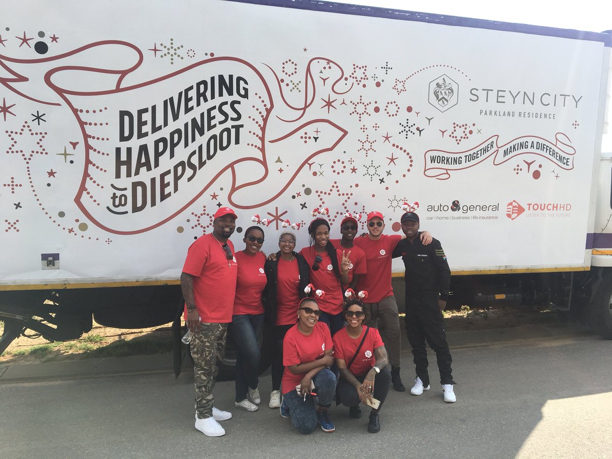 .<a href="/iamtbotouch/">Tbo Touch</a> and his @TouchHDOnline DJs out in full force to support this wonderful initiative #DeliveringHappinessToDiepsloot thank you guys