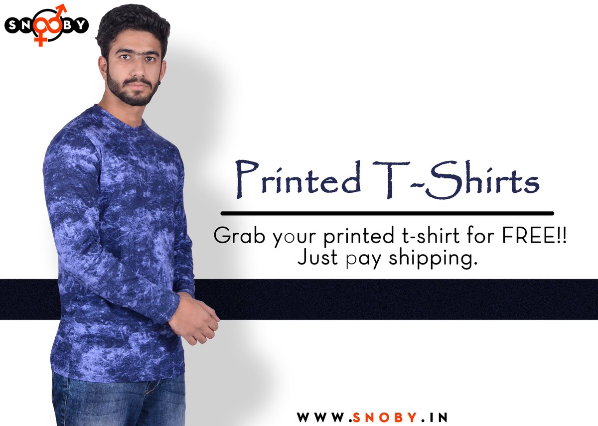 snobyin's tweet photo. Grab a printed tshirt for free!!
DM us for the link.
Visit : https://t.co/mqEiGDf09U 

#Snoby #PrintedTees #FullSleeved #MensWear #Casualwear #CasualTshirts https://t.co/rjKTIVrP6H