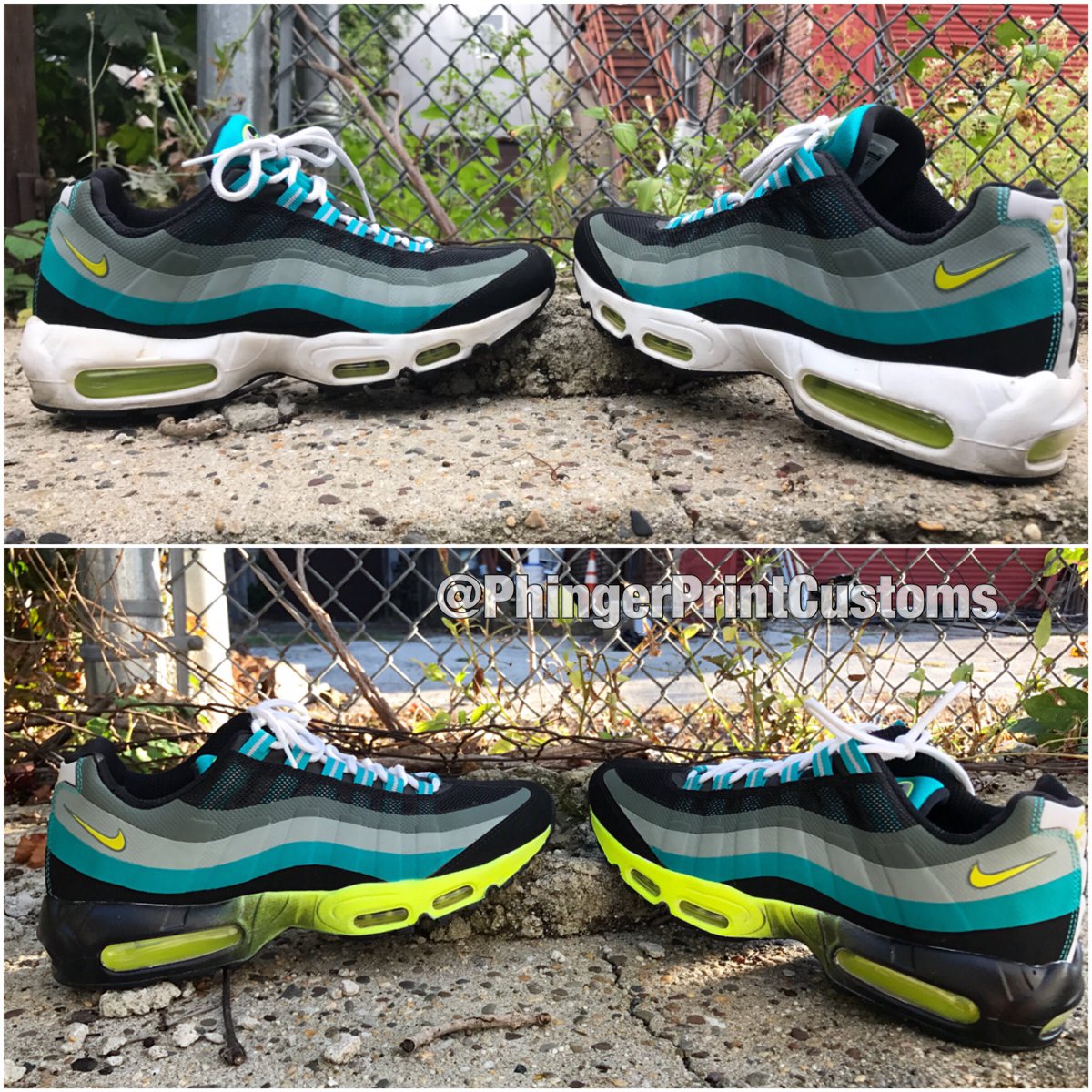 phingerprint1's tweet photo. Volt πβ‘οΈ.. Custom Nike Air Max π. #phingerprintcustoms #nikeairmax #airmax #nike #customnikeairmax #customairmax https://t.co/UVZb9mhKTV