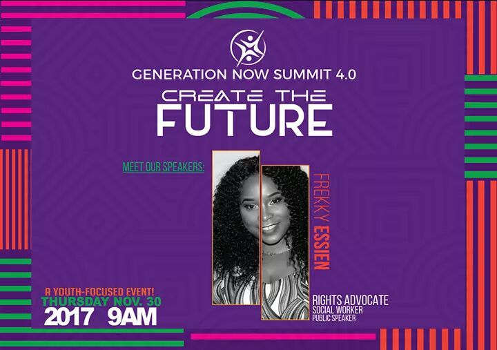 GenerationNOWng's tweet photo. MEET OUR SPEAKER:

Frekky Essien is a rights advocate who has taken her advocacy to different parts of the world. She is the founder of Faecare Foundation.

Join her on Thursday November 30, 2017 by 9am at The Arena, Tombia Road, GRA, Port Harcourt.

Access: N1,000

#GNS4 https://t.co/XcQG3dX0Tp