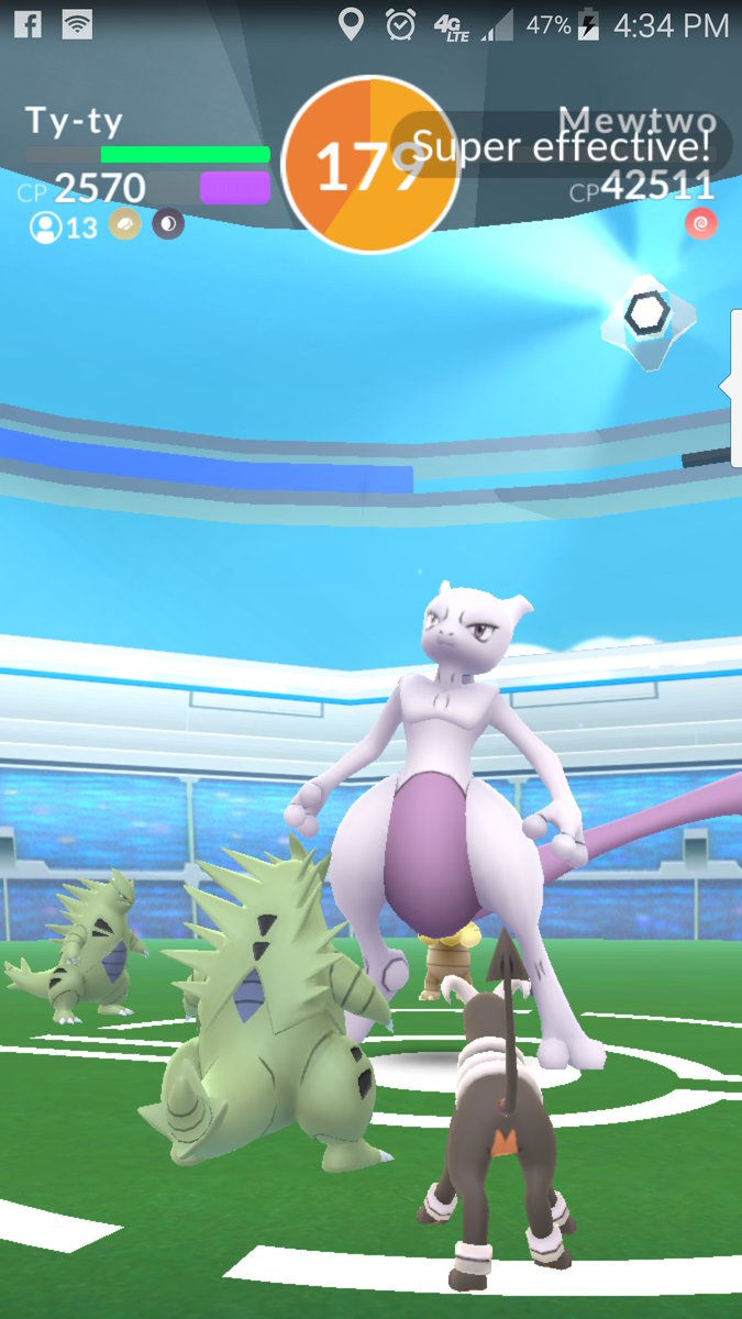 RustyIvey's tweet photo. Last night, I faced & caught #myfirst #Mewtwo in a #PokemonGo #EXRaidBattle! I feel accomplished! ;)
#FunTimes https://t.co/ZqnngrqmQr