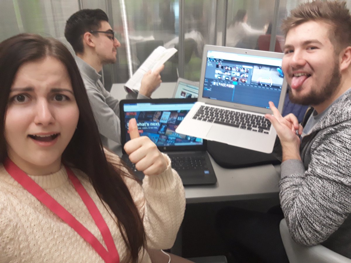 KarmenCudai's tweet photo. Working on @NetflixUK report and commercial for #AdvertisingFundamentals with @SeanyN560 @LD_Sport_ . The deadline is so close! https://t.co/LBOQrh2cAZ