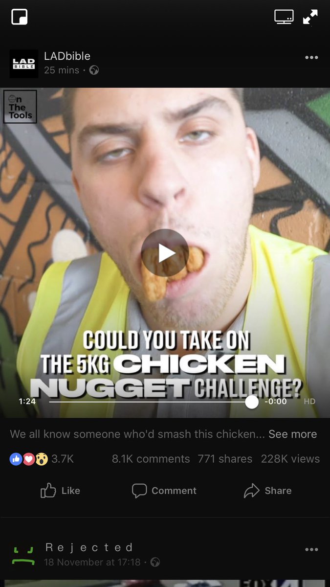 Taylorfoxall's tweet photo. WHY YOU GOTTA DO ME DIRTY LIKE THAT ON THE THUMBNAIL   @ladbible 😂😂 https://t.co/QgnUmSwFcp