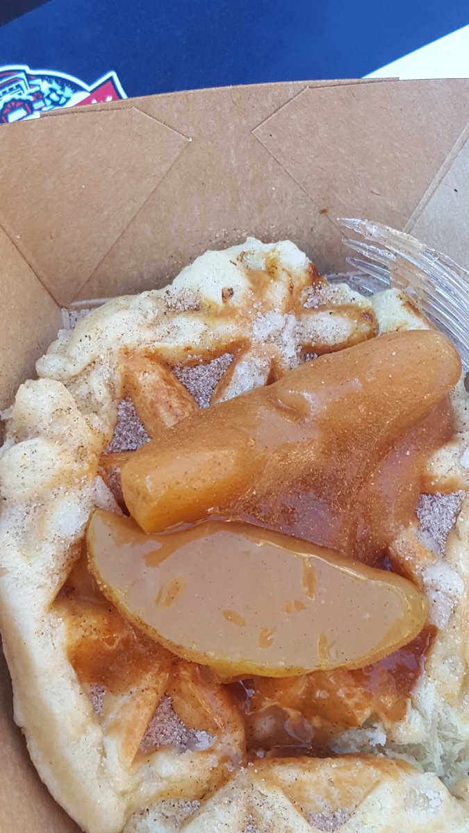 eaternet1's tweet photo. Had my first @WalkingWaffles at the Christkindle Market in Carmel. #hooked #wafflecraving https://t.co/z9yNjvyQ1P