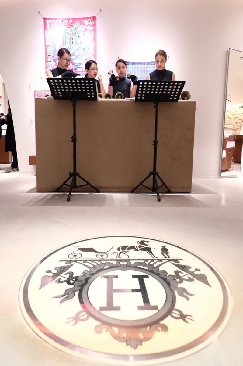 bellprints's tweet photo. #handbellquartet #hermesmasion #Shanghai #performance #bellprintshk https://t.co/Sy12kP7RK0
