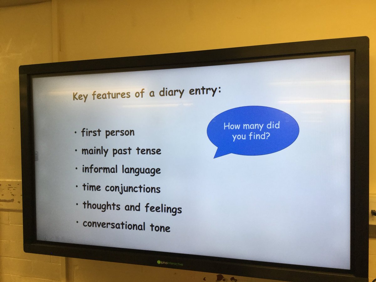 LSTClass09's tweet image. Investigating the features of diary entries #keyfeatures #textdetectives