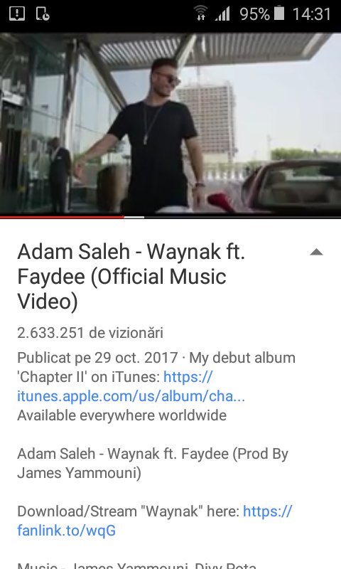 AdinaIvan1's tweet photo. @Faydee Wow, treasure #Waynak over 2 633 000 views on YouTube! Congratulations! Keep going up! #FA4Ever go hard for #3milli! 💯🎵🎶🎼❤💖😇😘 https://t.co/HYQBZY0nVd