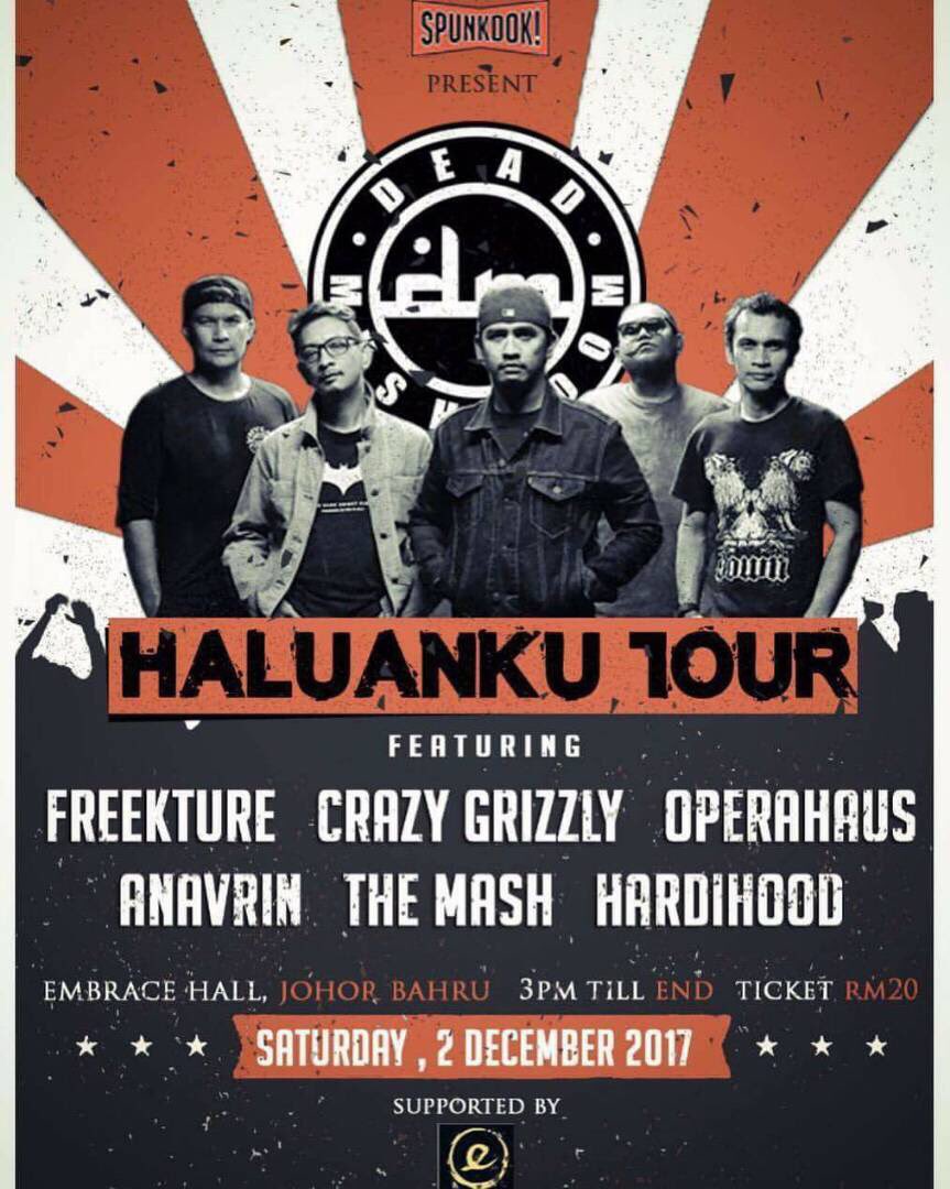 4 MORE DAYS TO GO! Help us spread this and come down to Embrace Hall on this Saturday! Jom! Dead Mushroom wehhhh