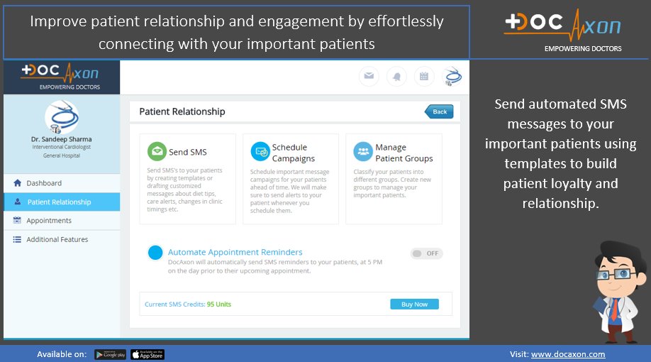DocAxonOfficial's tweet photo. Try #DocAxon now. Improve patient relationship and engagement by effortlessly connecting with your important patients. #patientrelationship
Available for download on:
Play store: https://t.co/EGNqxynimw
App store: https://t.co/h2PzJWtbSM
or Visit: https://t.co/ek9f2rlDCt https://t.co/p4mwkYQz6E