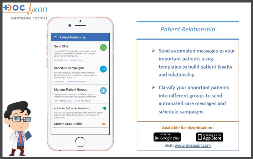 DocAxonOfficial's tweet photo. Try #DocAxon now. Improve patient relationship and engagement by effortlessly connecting with your important patients. #patientrelationship
Available for download on:
Play store: https://t.co/EGNqxynimw
App store: https://t.co/h2PzJWtbSM
or Visit: https://t.co/ek9f2rlDCt https://t.co/p4mwkYQz6E