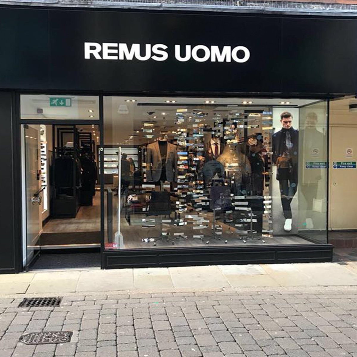 Fashione's tweet photo. New Store Alert! Remus Uomo based in Nottingham. They have just had the latest equipment installed with Fashione. #Epos #retailmanagement https://t.co/5AZqv4O6ln