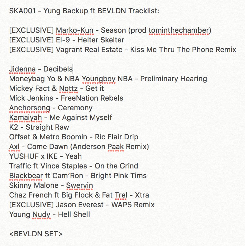 donebyjb's tweet photo. SKA001:

 ft @BEVLDN, @tominthechamber, @Ether_L_Nine, @VagrantProducer, @jasoneverest_, @k2world, @IAMSKINNYMALONE +++

#YungBackup

https://t.co/ZptPZACYoX https://t.co/jPqdGdMzP6