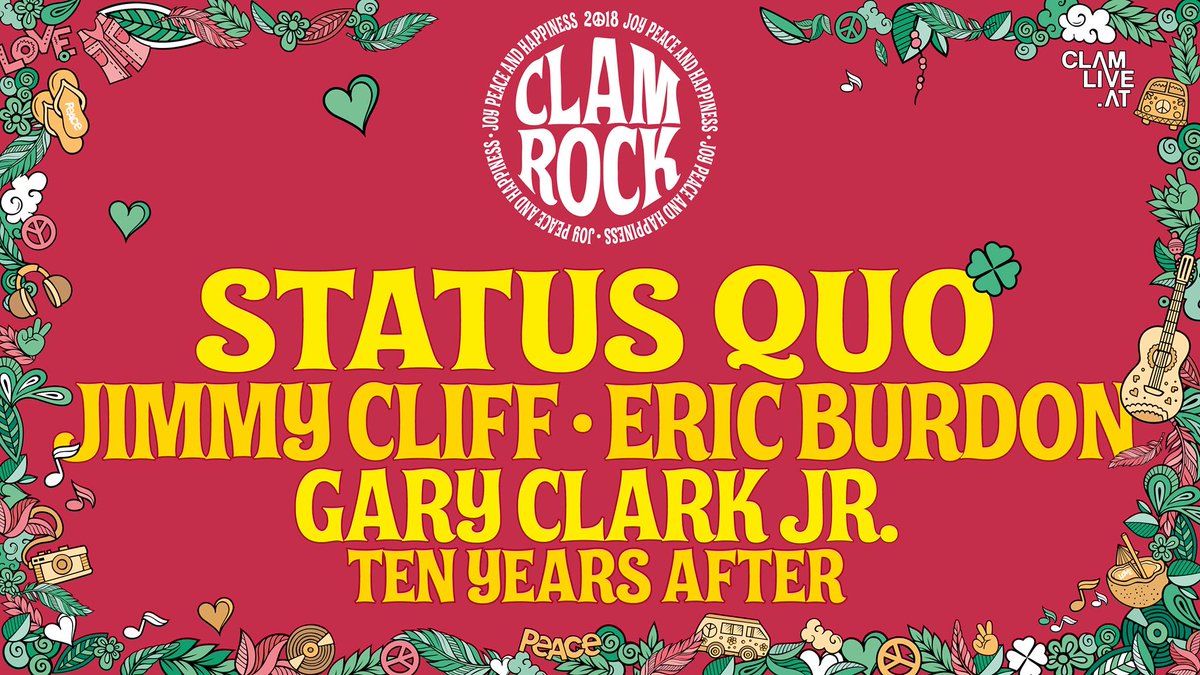 BurgClam's tweet photo. Out now: Die ersten Termine!
#ClamLive #ClamConcerts #ClamCastle https://t.co/JwDO8hXZMF