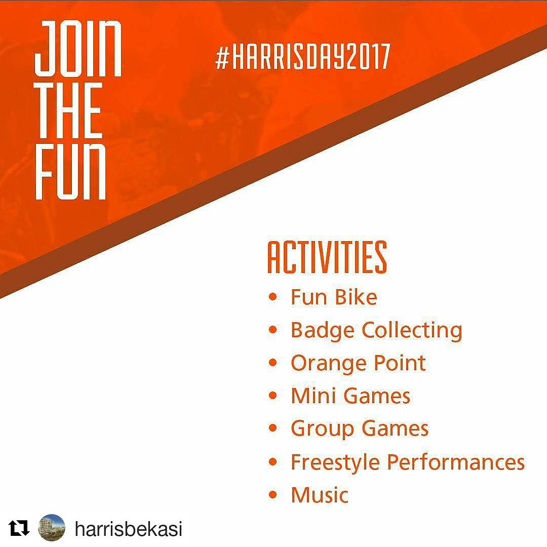 B2WIndonesia's tweet photo. Special Fun Bike menutup tahun 2017 kerjasama antara Harris Hotel &amp; Bike to Work Indonesia dalam rangka Harris Day 2017. #throwbackHarrisDay 🚲  Ayooo segera registrasi online 🔛 
https://t.co/9VkTt8sIRB https://t.co/NCH0121Hqe