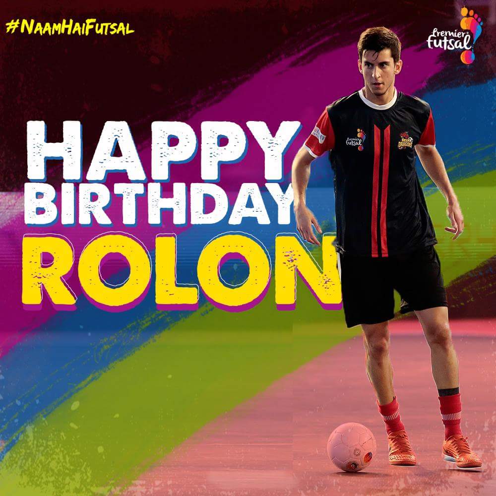 There are very few as talented &amp; skillful as him.
Here's wishing the magician for <a href="/DelhiDragonsHQ/">Delhi Dragons</a>, Rolon a very happy birthday. #NaamHaiFutsal