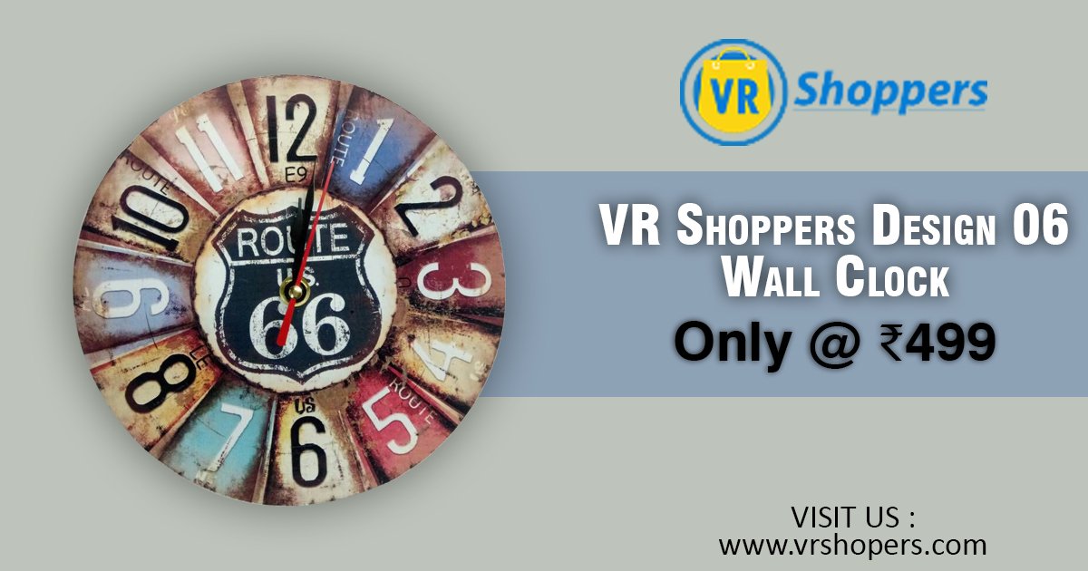 VRshopers's tweet photo. Elegant Designer Wall Clock will make your wall more attractive and stunning.
We have more different designs to match your interior
Buy or customize one now!
For more details visit: https://t.co/83GT4g0gRK
#Wallclock #Onlineshopping #Designerclock #ShoppingFever #MondayMotivation https://t.co/IBSu4hfOr8