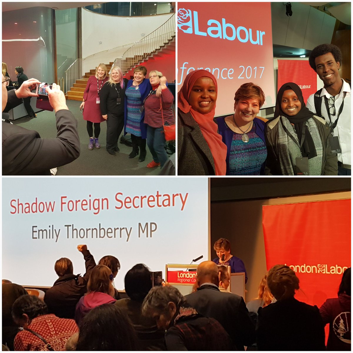EmilyThornberry's tweet photo. Real pleasure to speak at #LonLab17 this weekend. The lively, engaged, political @LondonLabour party goes from strength to strength https://t.co/Jj7no7ykoZ
